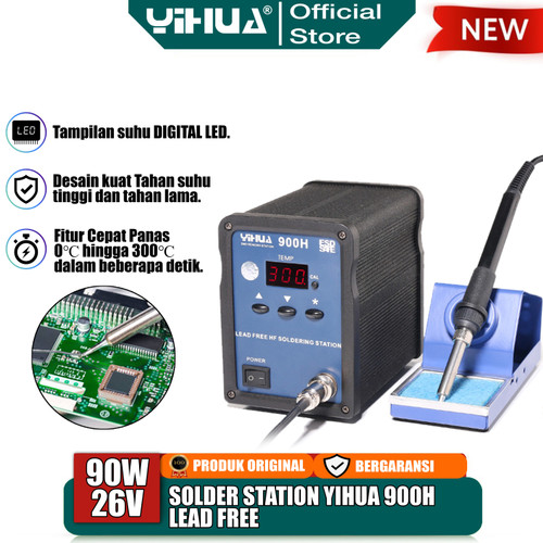 Yihua 900H Solder Station Lead Free HF 90W Soldering Digital Original