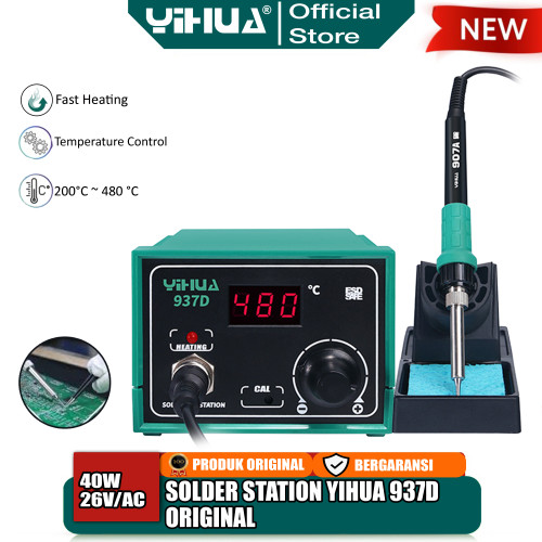 Solder Station Yihua 937D 45W 480C Soldering Station Digital Iron Tip