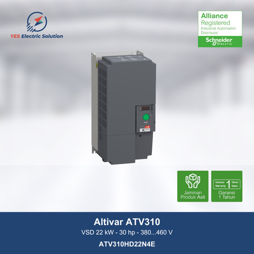 Schneider Altivar ATV310 Variable Speed Drive 22kW 30HP ATV310HD22N4E