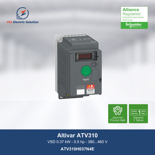 Schneider Altivar ATV310 Variable Speed Drive 0.37 kW - ATV310H037N4E