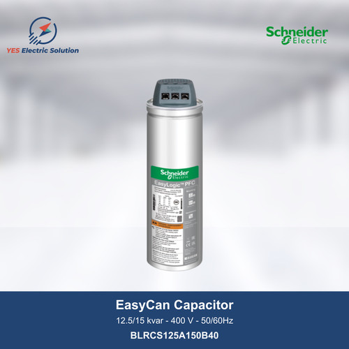 Schneider EasyCan Capacitor - 12.5/15 kvar 400 V - BLRCS125A150B40