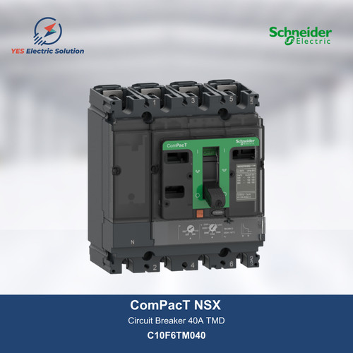 Schneider Electric Circuit breaker ComPacT NSX 100F 40A 4P C10F6TM040