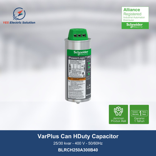 Schneider VarPlus Can HDuty Capacitor 25/30 kvar 400V BLRCH250A300B40