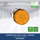 Schneider Round Pilot Light 22mm LED 230V AC Orange - XB7EV08MP