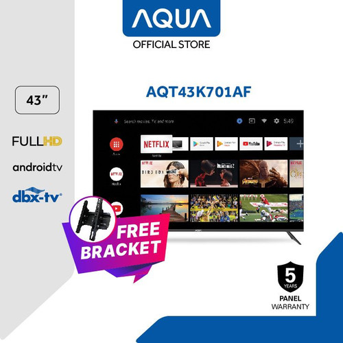 AQUA Elektronik Smart Android TV AQT43K701AF 43 Inch - Android 11