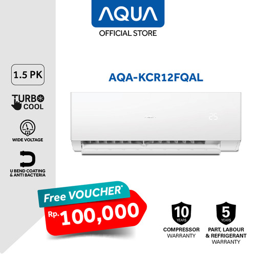 AQUA Elektronik Air Conditioner AC 1.5 PK AQA-KCR12AHQ