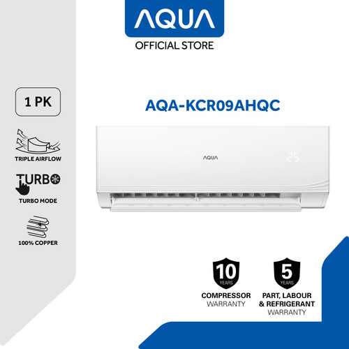 AQUA Elektronik Air Conditioner Low Watt AC 1PK AQA-KCR9AHQC