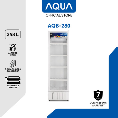 AQUA Japan Showcase Display Cooler - 280 Liter - AQB-280