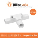 Fitting Pipa uPVC Conduit Trilliunvolta Inspection Tee 20 mm