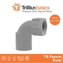 Fitting Pipa uPVC Trilliunbasics TS Faucet Elbow - 1/2" x 3/4" Inch