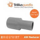 Fitting Pipa uPVC Trilliunpureflo AW Reducer 1 1/2" x 1" Inch