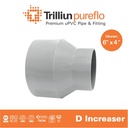 Fitting Pipa uPVC Trilliunpureflo D Increaser 6" x 4" Inch