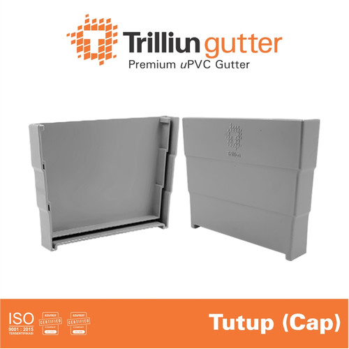 Fitting Talang uPVC Trilliun Cap (140) - Talang Air Tutup