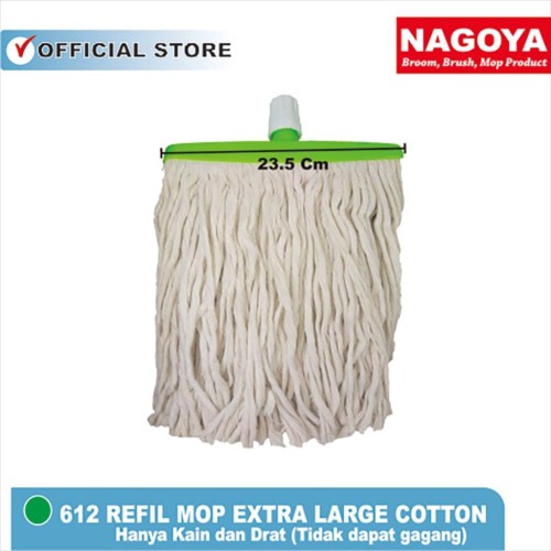 Refil pel,Refill mop katun,Refil Extra Large Cotton Nagoya 23.5 Cm