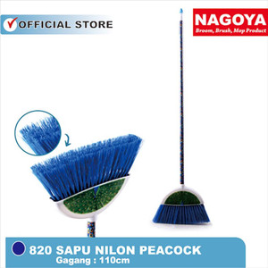 Sapu,Sapu Nilon,Sapu Plastik,Warna,Lantai,Sapu Nilon Peacock Nagoya