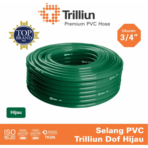 Selang Air PVC Trilliun Dof 3/4" Inch - 10 Meter