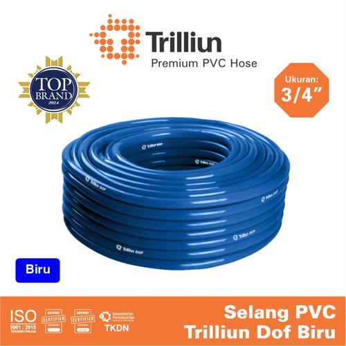 Selang Air PVC Trilliun Dof 3/4" Inch - 5 Meter