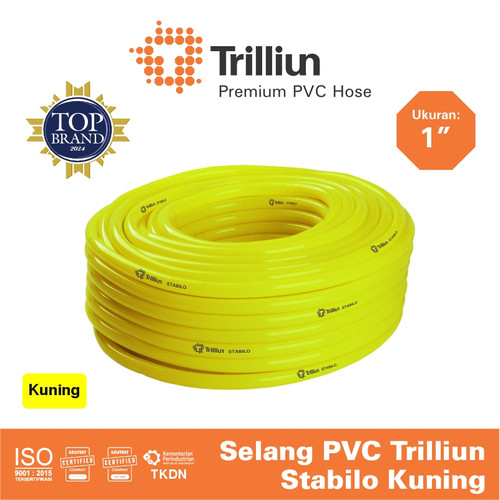 Selang Air PVC Trilliun Stabilo 1" Inch - 20 Meter