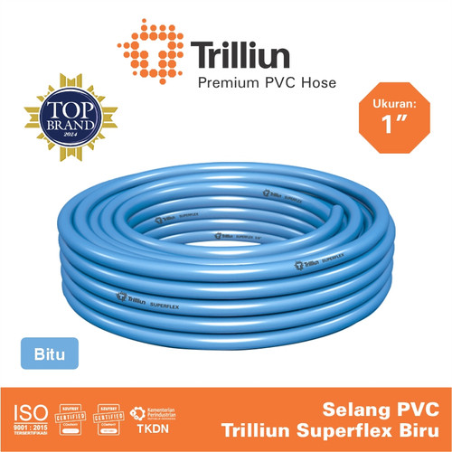 Selang Air PVC Trilliun Superflex 1" Inch - 20 Meter