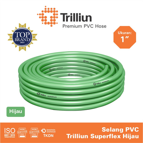 Selang Air PVC Trilliun Superflex 1" Inch - 50 Meter