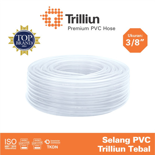 Selang Air PVC Trilliun Tebal 3/8" Inch - 100 Meter