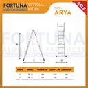 Tangga Lipat Fortuna Arya 16 | Tangga Aluminium Fortuna