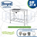 Royal Kitchen Table SB 21K | Meja Cuci Piring Portable