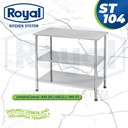 Royal Kitchen Sink ST 104 | Meja Dapur Stainless | Work table