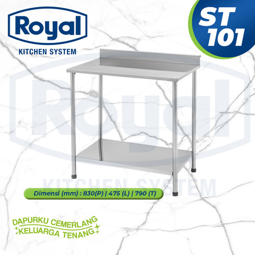 Royal Kitchen Table ST 101 | Meja Dapur Stainless | Work Table