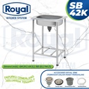 Royal Kitchen Table SB 42K | Meja Cuci Piring Portable