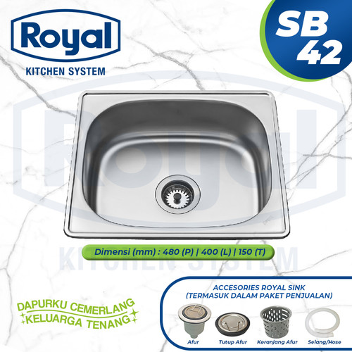 Royal Kitchen Sink SB 42 | Bak Cuci Piring