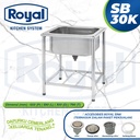 Royal Kitchen Table SB 30K | Meja Cuci Piring Portable