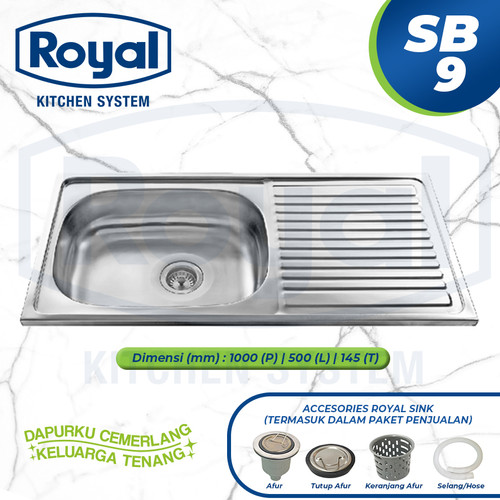 Royal Kitchen Sink SB 9 | Bak Cuci Piring