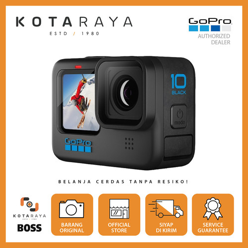 GoPro Hero10 Black Action camera - GARANSI RESMI