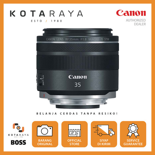 Canon Lens RF 35mm f1.8 Macro IS  STM / Canon Lensa - GARANSI RESMI