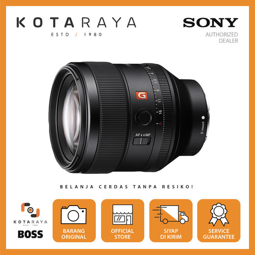 Sony Lens FE 85MM F1.4 GM / SEL85F14GM - GARANSI RESMI