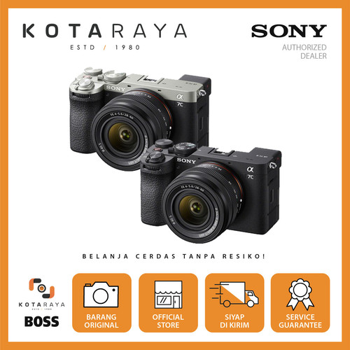 Sony Alpha 7C II kit 28-60mmSony A7CII Mirrorless Camera-GARANSI RESMI