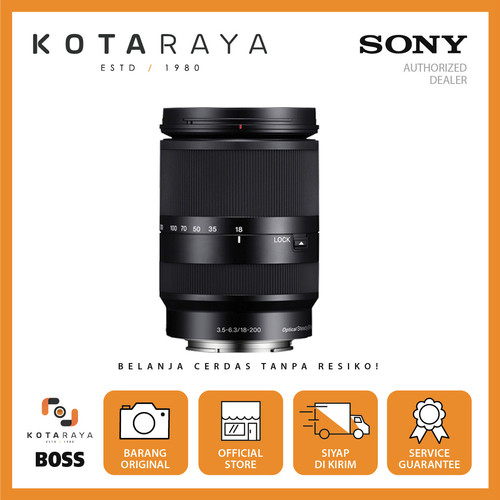 Sony Lens E 18-200mm F3.5-6.3 OSS LE / SEL18200LE - GARANSI RESMI