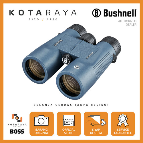 Bushnell H2O 10x42 Dark Blue Roof Prism Binoculars Waterproof 150142R