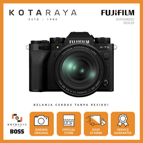 FUJIFILM X-T5 Kit XF 16-80mm f/4 R OIS WR - Garansi Resmi