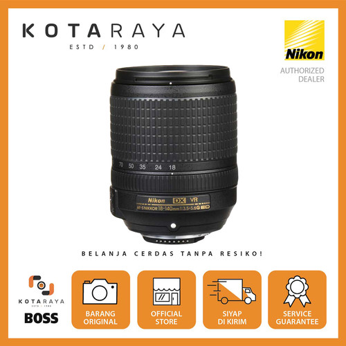 NIKON Lens AF-S 18-140MM F/3.5-5.6G ED DX VR GARANSI RESMI