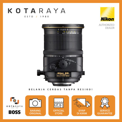 Nikon Lens PC-E NIKKOR 24mm f/3.5D ED Manual Focus GARANSI RESMI