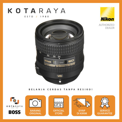 Nikon Lens AF-S 24-85mm f/3.5-4.5G ED VR - GARANSI RESMI