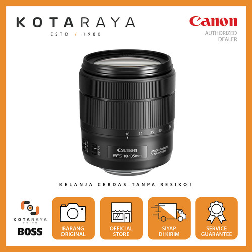 Canon Lens EF-S 18-135mm f/3.5-5.6 IS USM GARANSI RESMI