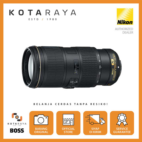 Nikon Lens AF-S 70-200mm F/4 G ED VR GARANSI RESMI