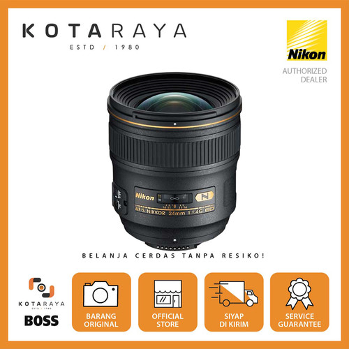 Nikon Lens AF-S 24mm F/1.4 G ED NANO NIKKOR GRANSI RESMI