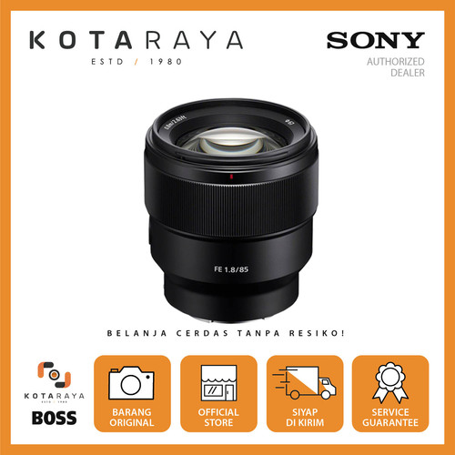 Sony Lens FE 85mm F1.8 / SEL85F18 - GARANSI RESMI