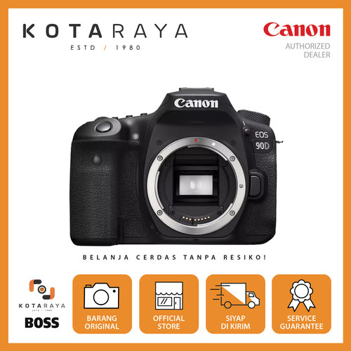 Canon EOS 90D Body Only DSLR CAMERA GARANSI RESMI