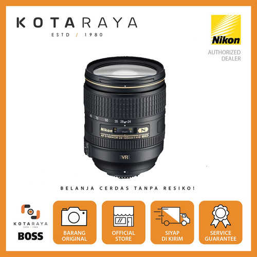 Nikon Lens AF-S 24-120mm f/4G ED VR GARANSI RESMI