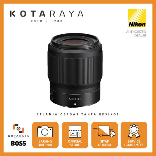 Lensa Nikon NIKKOR Z 50mm f/1.8 S GARANSI RESMI